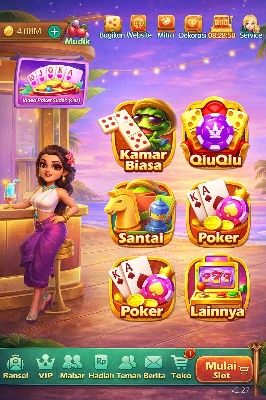 Lucky Poker Bet game